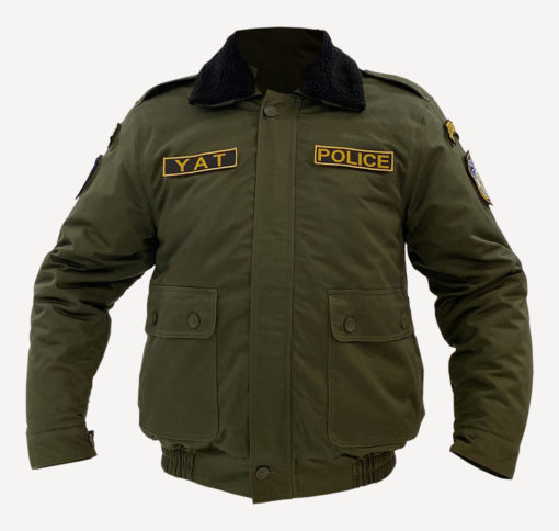 Μπουφάν ΥΑΤ - Φωτογραφία Μπουφάν Ελληνικής Αστυνομίας ΥΑΤ, με γούνινο γιακά μπροστά
